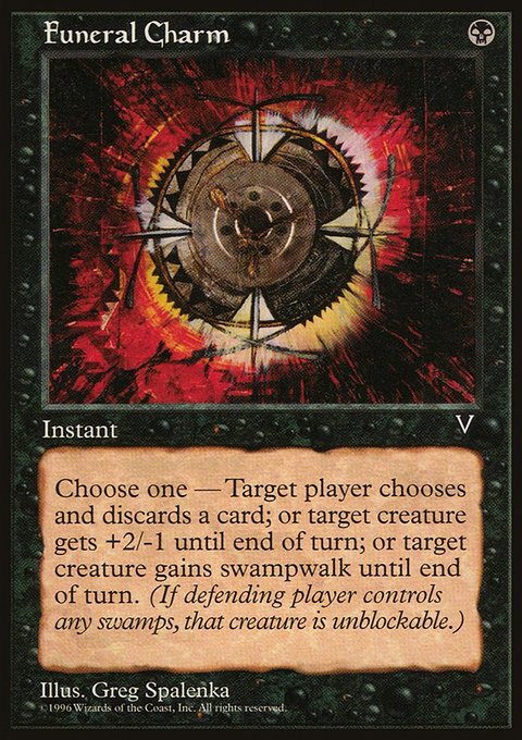 Funeral Charm, Visions #61, Magic: The Gathering card