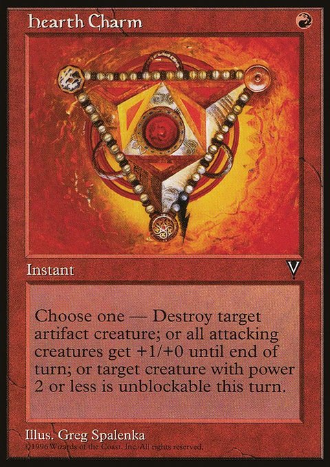 Hearth Charm, Visions #82, Magic: The Gathering card