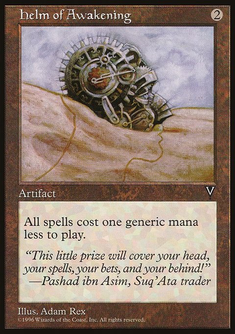 Helm of Awakening, Visions #145, Magic: The Gathering card