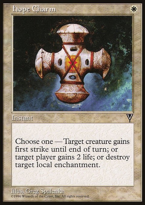 Hope Charm, Visions #8, Magic: The Gathering card