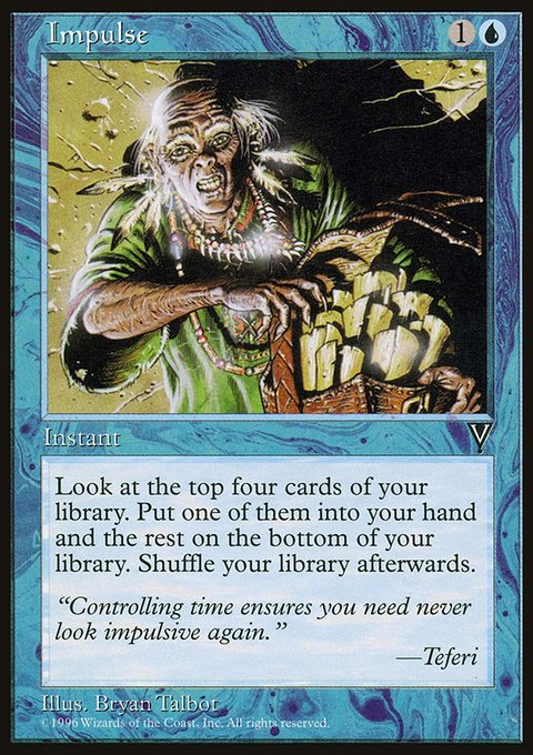 Impulse, Visions #34, Magic: The Gathering card