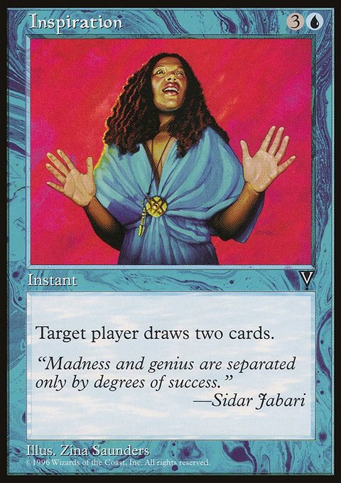 Inspiration, Visions #35, Magic: The Gathering card
