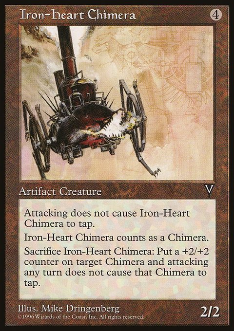Iron-Heart Chimera, Visions #146, Magic: The Gathering card