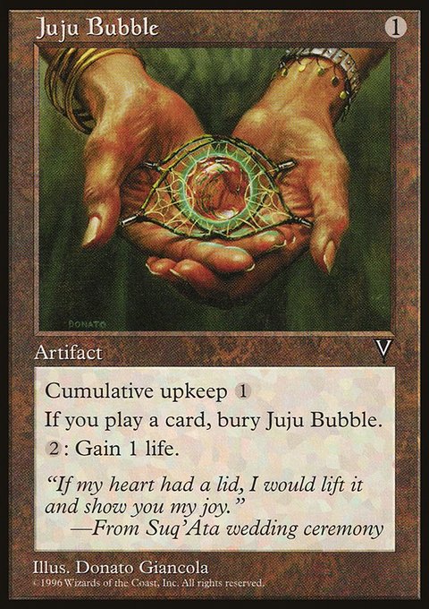 Juju Bubble, Visions #147, Magic: The Gathering card