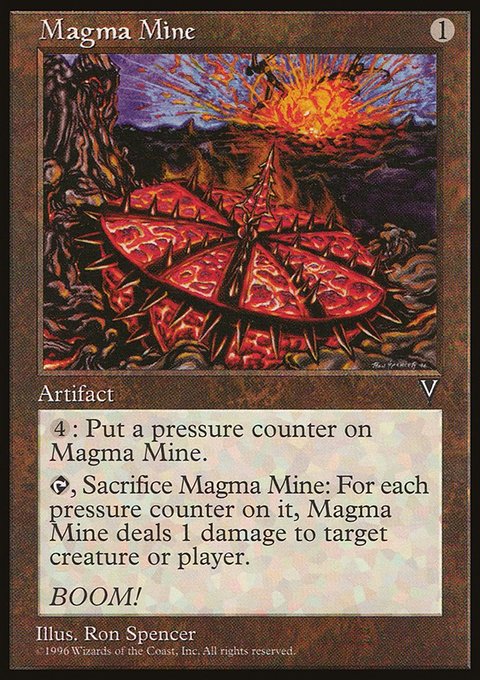 Magma Mine, Visions #149, Magic: The Gathering card
