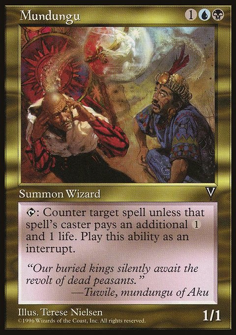 Mundungu, Visions #132, Magic: The Gathering card