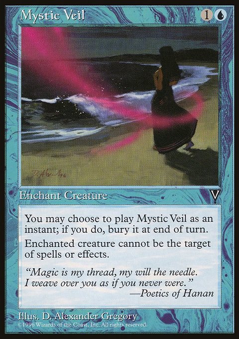 Mystic Veil, Visions #38, Magic: The Gathering card