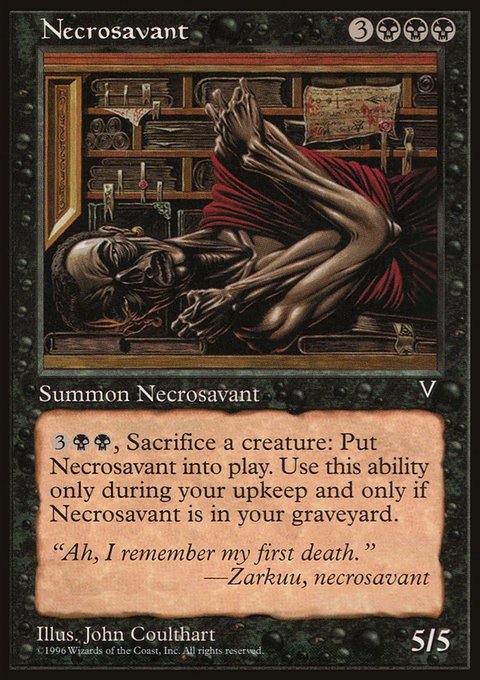 Necrosavant, Visions #65, Magic: The Gathering card