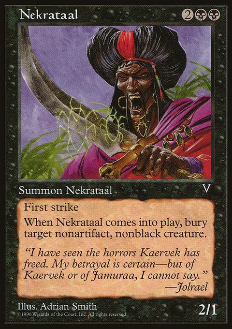 Nekrataal, Visions #66, Magic: The Gathering card