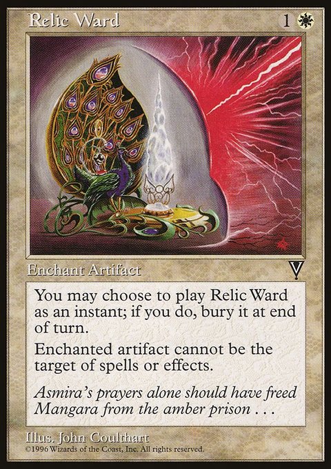 Relic Ward, Visions #16, Magic: The Gathering card