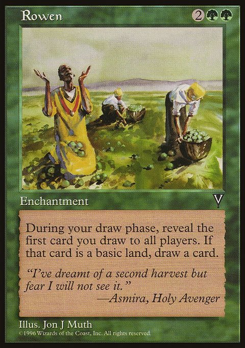 Rowen, Visions #119, Magic: The Gathering card