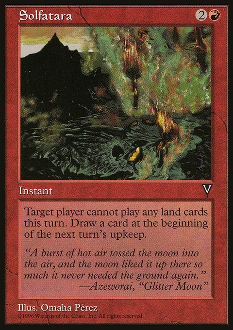 Solfatara, Visions #93, Magic: The Gathering card