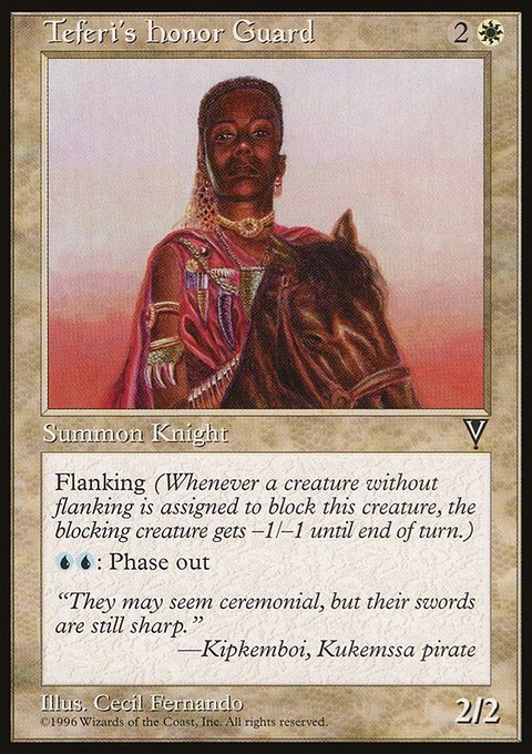 Teferi's Honor Guard, Visions #22, Magic: The Gathering card