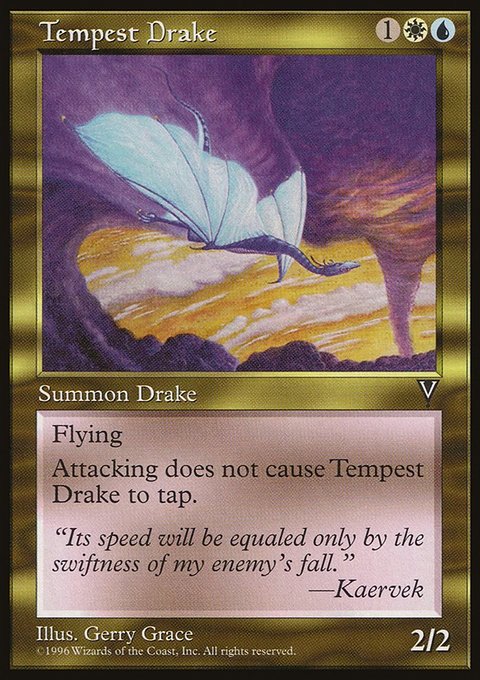 Tempest Drake, Visions #139, Magic: The Gathering card