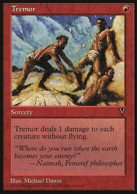 Tremor, Visions #99, Magic: The Gathering card