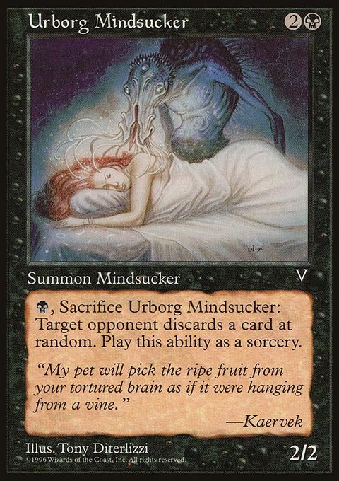 Urborg Mindsucker, Visions #71, Magic: The Gathering card