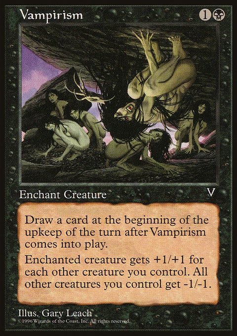 Vampirism, Visions #73, Magic: The Gathering card