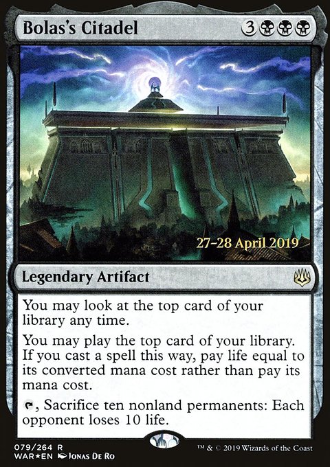 Bolas's Citadel, War of the Spark Promos #79s, Magic: The Gathering card