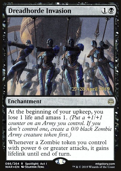 Dreadhorde Invasion, War of the Spark Promos #86s, Magic: The Gathering card