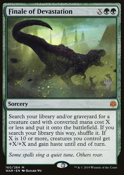Finale of Devastation, War of the Spark Promos #160p, Magic: The Gathering card