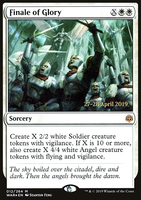 Finale of Glory, War of the Spark Promos #12s, Magic: The Gathering card