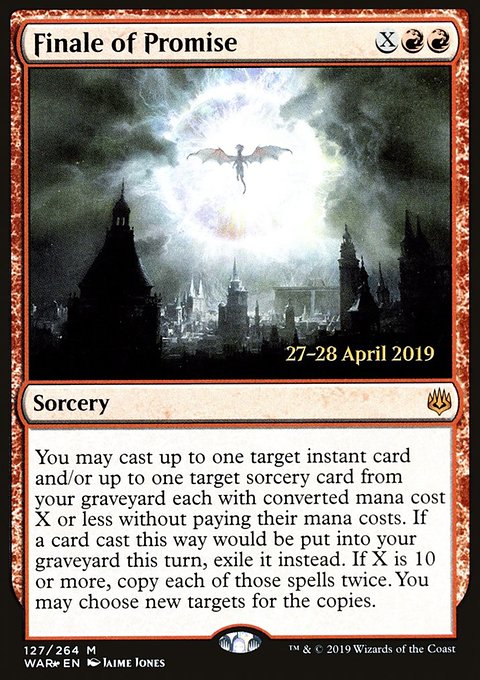 Finale of Promise, War of the Spark Promos #127s, Magic: The Gathering card