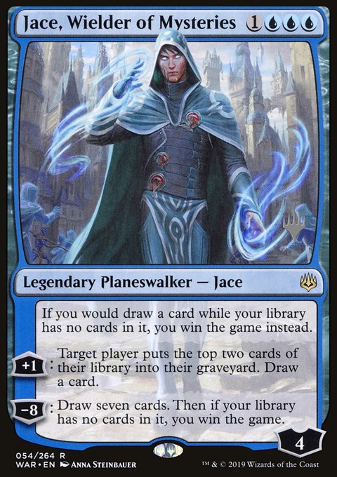 Jace, Wielder of Mysteries, War of the Spark Promos #54p, Magic: The Gathering card