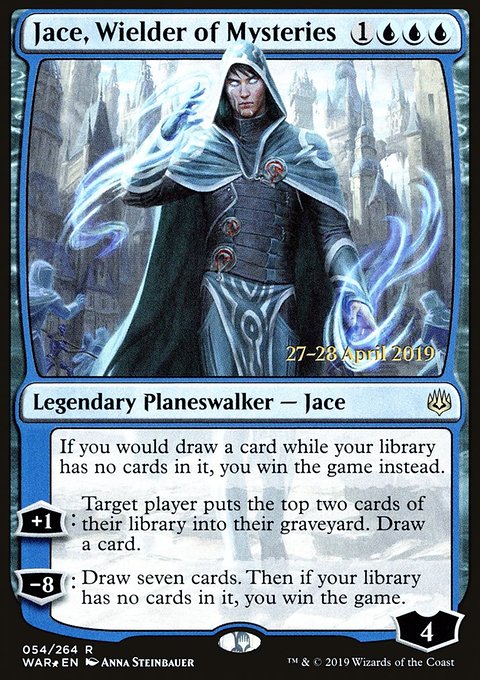 Jace, Wielder of Mysteries, War of the Spark Promos #54s, Magic: The Gathering card