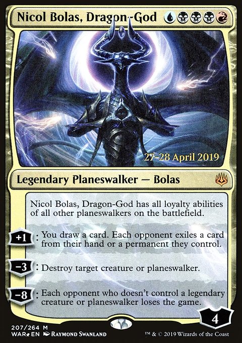 Nicol Bolas, Dragon-God, War of the Spark Promos #207s, Magic: The Gathering card