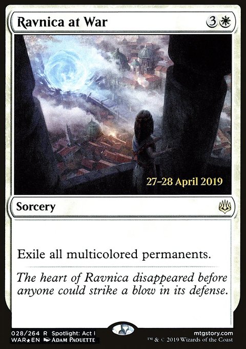 Ravnica at War, War of the Spark Promos #28s, Magic: The Gathering card