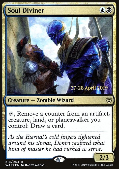 Soul Diviner, War of the Spark Promos #218s, Magic: The Gathering card