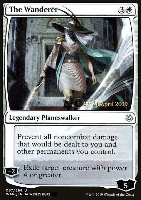 The Wanderer, War of the Spark Promos #37s, Magic: The Gathering card