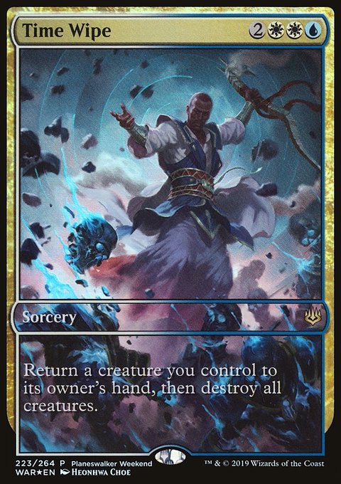 Time Wipe, War of the Spark Promos #223, Magic: The Gathering card