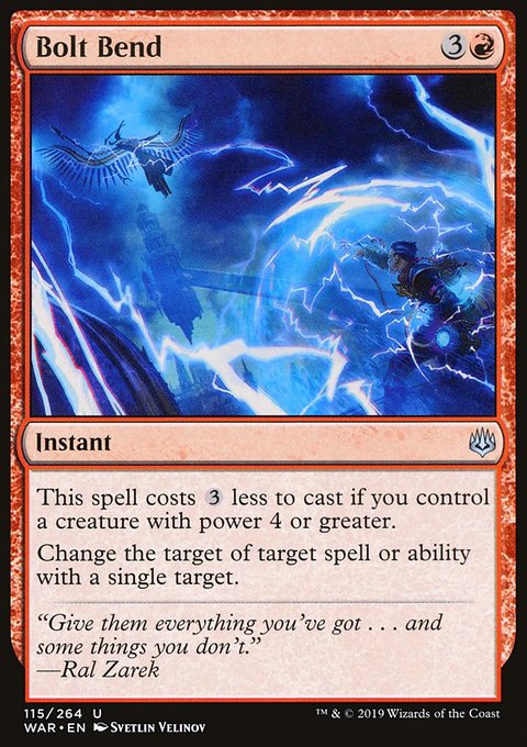 Bolt Bend, War of the Spark #115, Magic: The Gathering card
