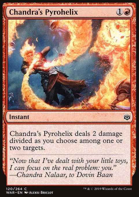 Chandra's Pyrohelix, War of the Spark #120, Magic: The Gathering card