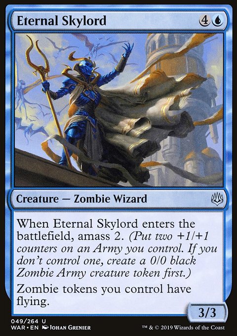 Eternal Skylord, War of the Spark #49, Magic: The Gathering card