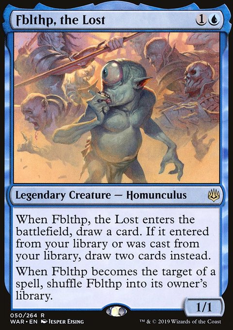 Fblthp, the Lost, War of the Spark #50, Magic: The Gathering card