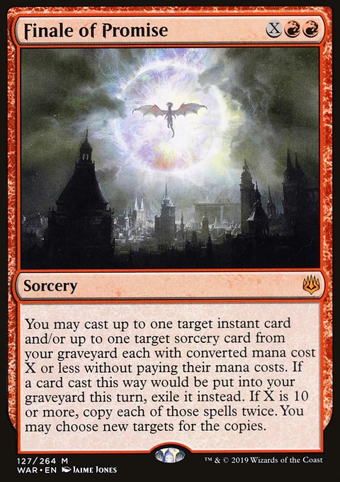 Finale of Promise, War of the Spark #127, Magic: The Gathering card