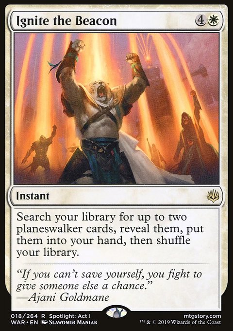 Ignite the Beacon, War of the Spark #18, Magic: The Gathering card