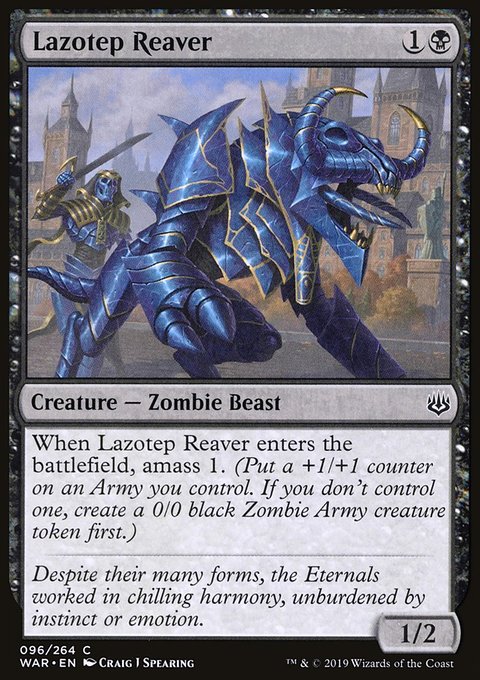 Lazotep Reaver, War of the Spark #96, Magic: The Gathering card