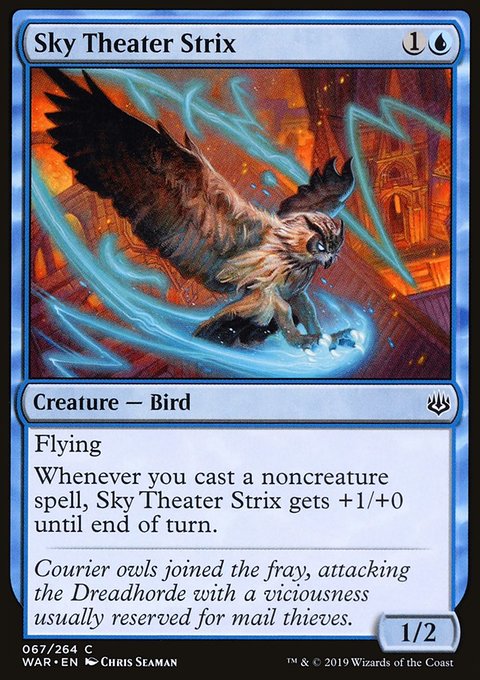 Sky Theater Strix, War of the Spark #67, Magic: The Gathering card