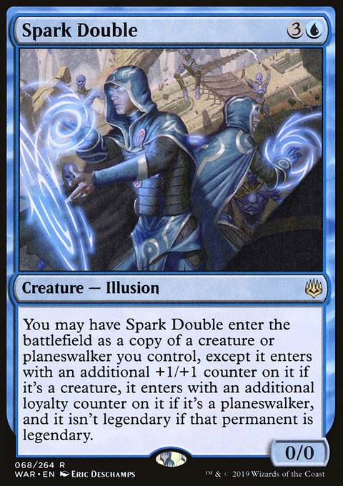 Spark Double, War of the Spark #68, Magic: The Gathering card
