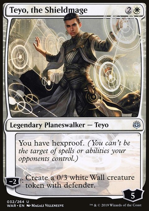 Teyo, the Shieldmage, War of the Spark #32, Magic: The Gathering card