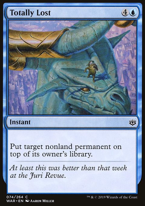 Totally Lost, War of the Spark #74, Magic: The Gathering card
