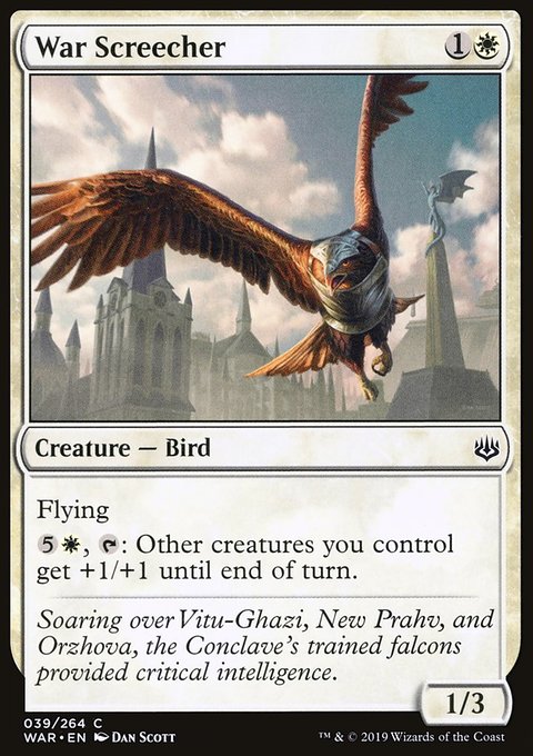 War Screecher, War of the Spark #39, Magic: The Gathering card