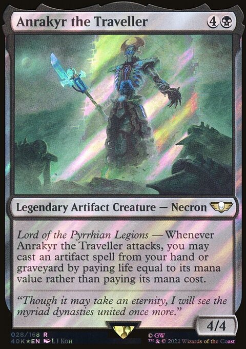 Anrakyr the Traveller, Warhammer 40,000 Commander #28, Magic: The Gathering card