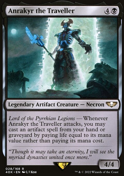 Anrakyr the Traveller, Warhammer 40,000 Commander #28★, Magic: The Gathering card