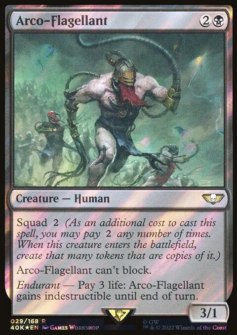 Arco-Flagellant, Warhammer 40,000 Commander #29★, Magic: The Gathering card