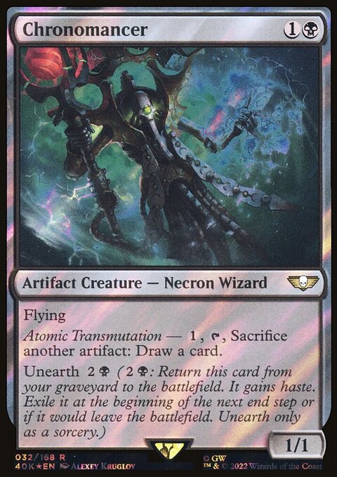 Chronomancer, Warhammer 40,000 Commander #32★, Magic: The Gathering card