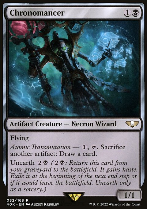 Chronomancer, Warhammer 40,000 Commander #32, Magic: The Gathering card